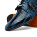 Marco Di Milano Fitipaldi Alligator Derby Blue