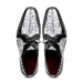 Marco Di Milano Caribe Newspaper Black Leather Dress Shoe