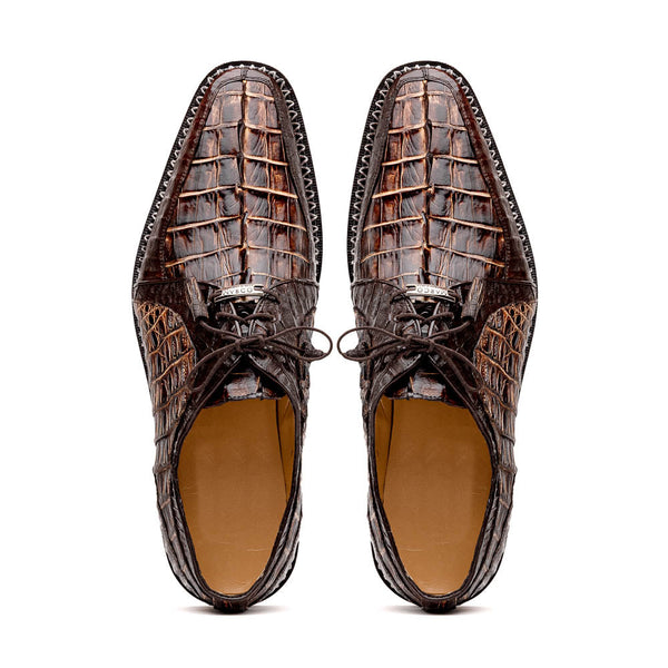 Marco Di Milano Caribe Rustic Orix Brown Leather Loafer