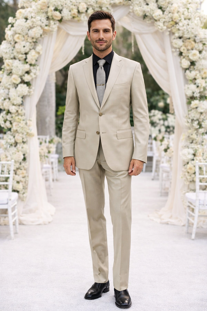 Galante Uomo Made in Italy Beige Suit