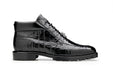 Belvedere Gallardo Black Alligator Luxury Dress Shoe