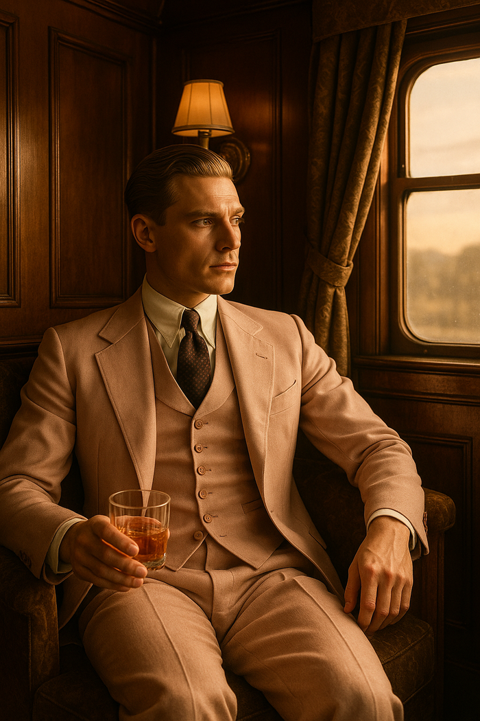 Great Gatsby Pink Suit