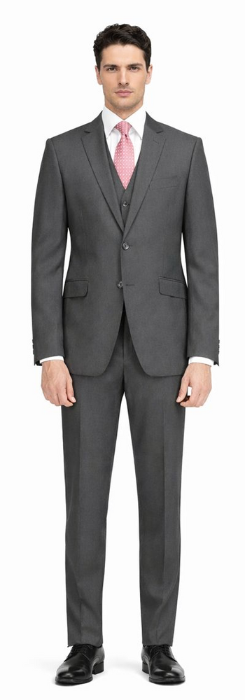 Giorgio Fiorelli Charcoal, Gray, and Light Gray Two-Button Suit