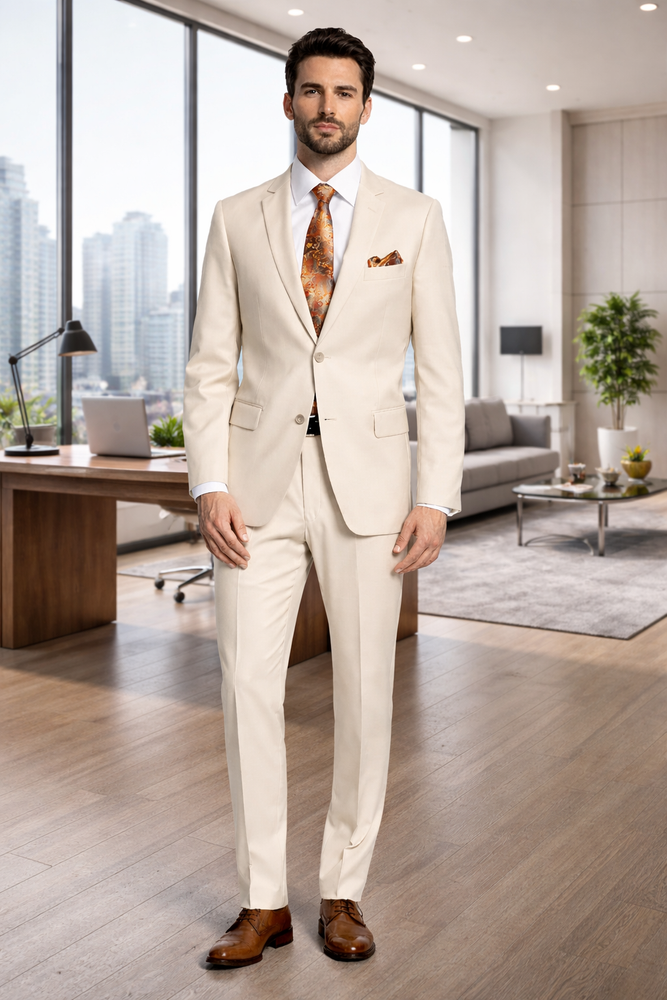 Giorgio Fiorelli Off White or Snow White Suits
