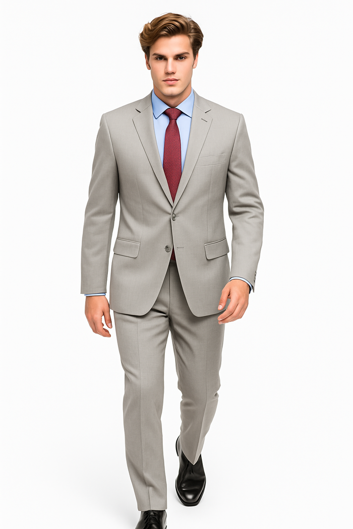 Giorgio Fiorelli Suit Men's Classic Plaid Two Buttons Authentic Giorgio Fiorelli Brand suits Flat Front Pants