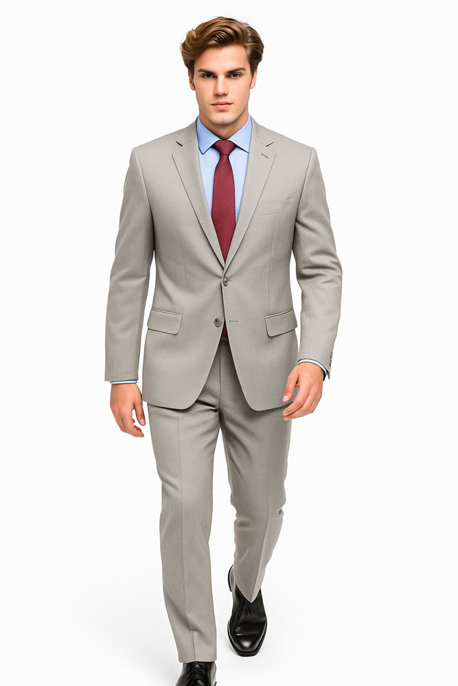 Giorgio Fiorelli Suit Men's Classic Plaid Two Buttons Authentic Giorgio Fiorelli Brand suits Flat Front Pants