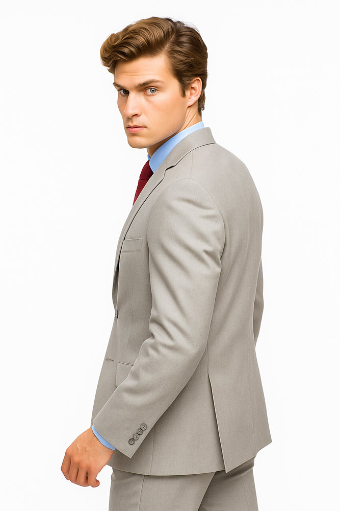 Giorgio Fiorelli Suit Men's Classic Plaid Two Buttons Authentic Giorgio Fiorelli Brand suits Flat Front Pants
