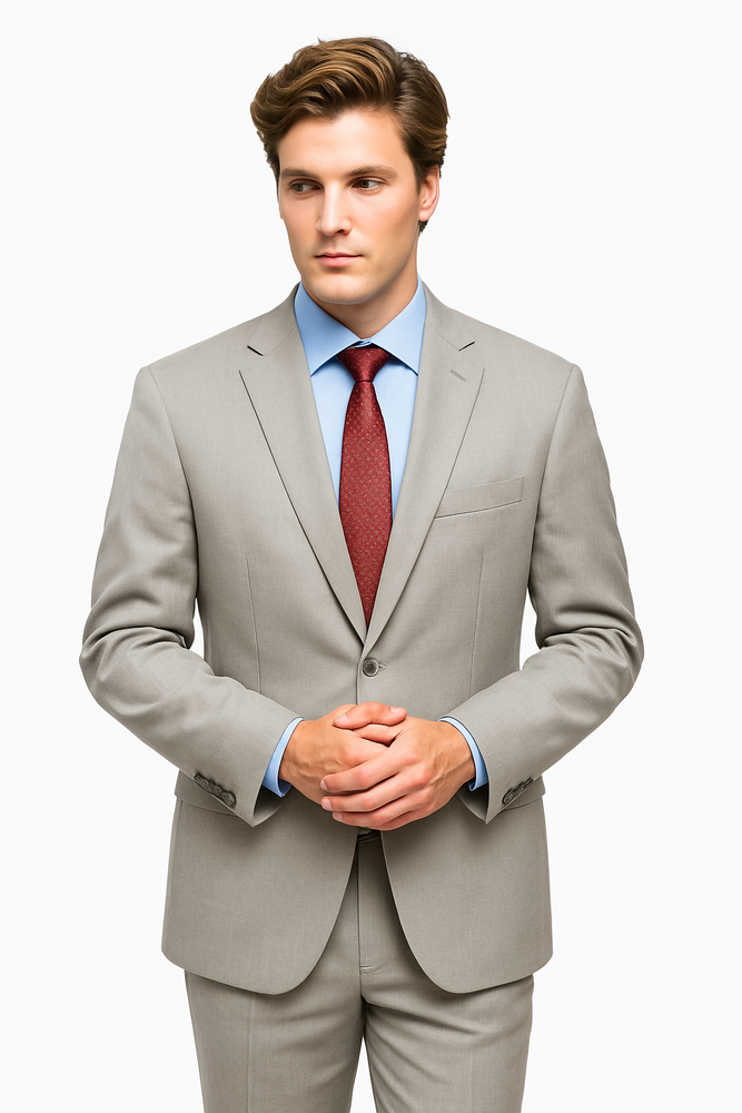 Giorgio Fiorelli Suit Men's Classic Plaid Two Buttons Authentic Giorgio Fiorelli Brand suits Flat Front Pants