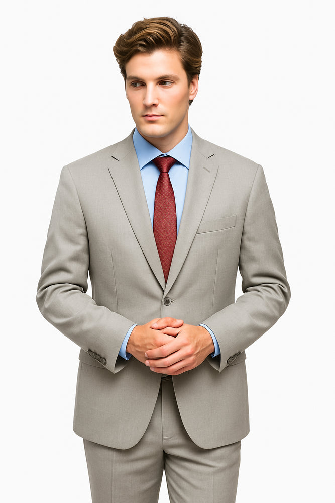 Giorgio Fiorelli Suit Men's Classic Plaid Two Buttons Authentic Giorgio Fiorelli Brand suits Flat Front Pants