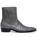 Marco Di Milano Giorgio Serpentine Gray Leather Luxury Shoe