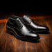 Zelli Giovanni Black Cap Toe Brogues with Textured Finish