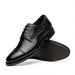 Zelli Giovanni Black Cap Toe Brogues with Textured Finish