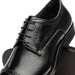 Zelli Giovanni Black Cap Toe Brogues with Textured Finish