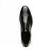 Zelli Giovanni Black Cap Toe Brogues with Textured Finish
