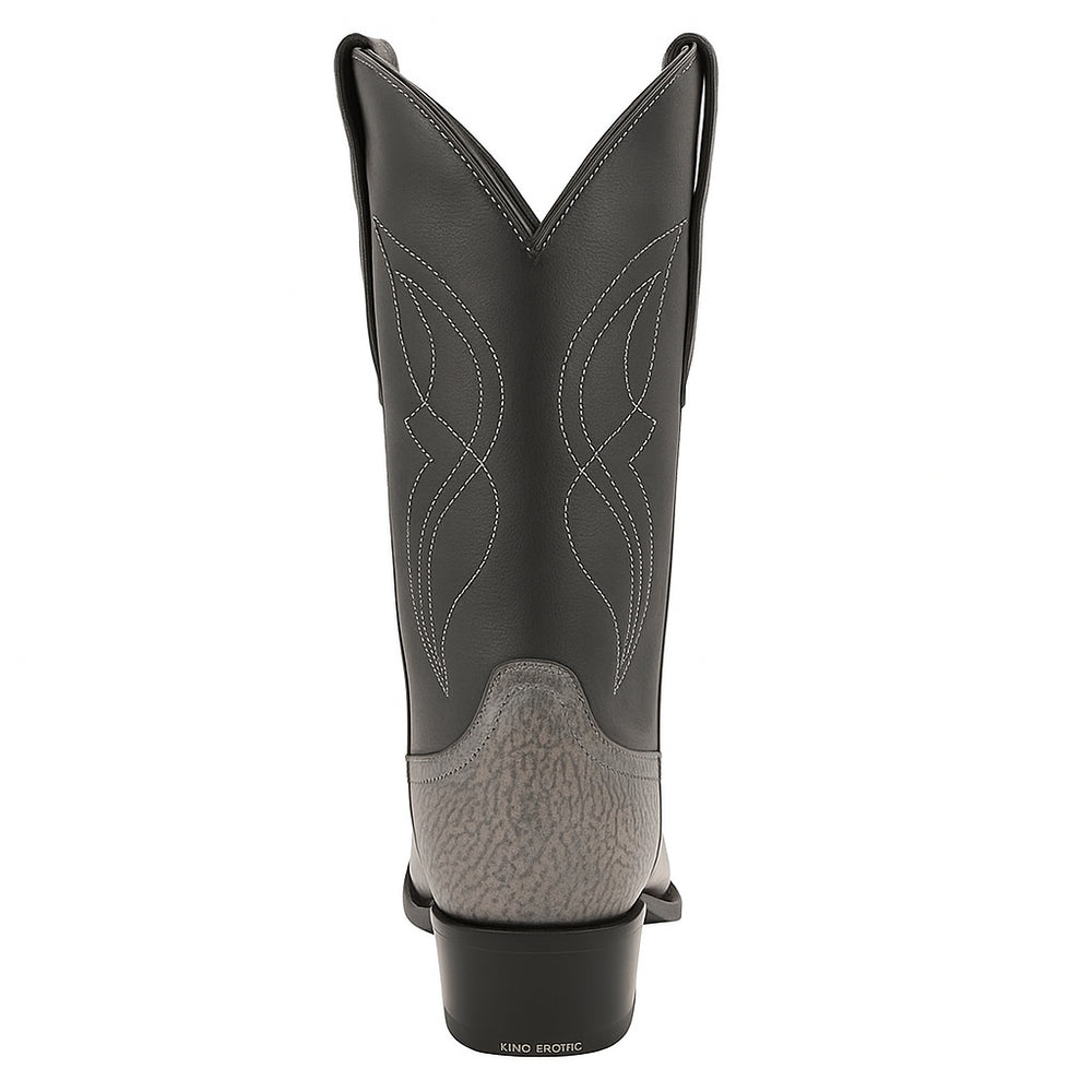 King Exotic Men's Shark Snip Toe Western Boots