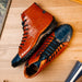 Marco_Di_Milano Hermond: Blue Jeans & Honey Leather Shoe