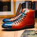 Marco_Di_Milano Hermond: Blue Jeans & Honey Leather Shoe