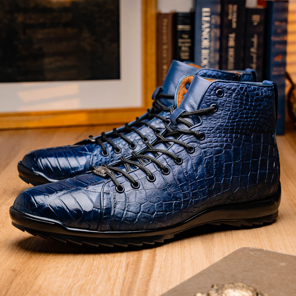 Marco Di Milano Hermond Navy Leather Luxury Shoe