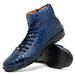 Marco Di Milano Hermond Alligator Boots Navy
