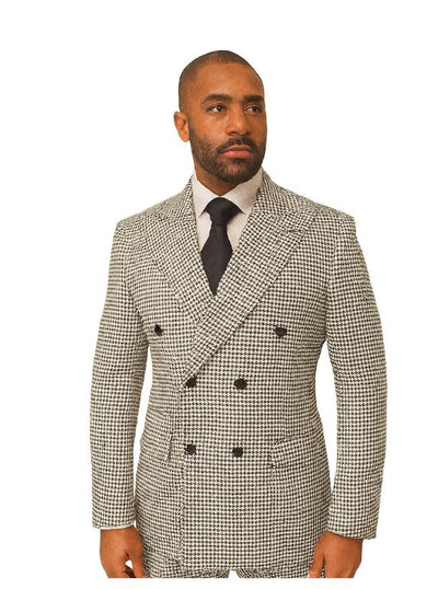 houndstooth-double-breasted-suit-wool-fabric-black-and-white-patterned-checkered-suit