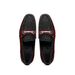 Marco Di Milano Hugo Sueded Ostrich Leg Bit Loafers Black/Wine