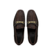 Marco Di Milano Hugo Sueded Ostrich Leg Bit Loafers Brown