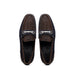 Marco Di Milano Hugo Sueded Ostrich Leg Bit Loafers Brown/Navy