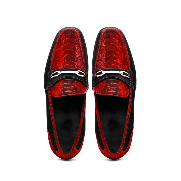 Marco Di Milano Hugo Red/Black Luxury Leather Shoe