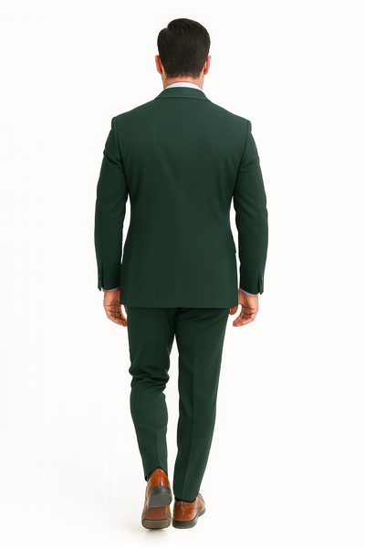 Hunter Green Regular Fit Two Piece Suit