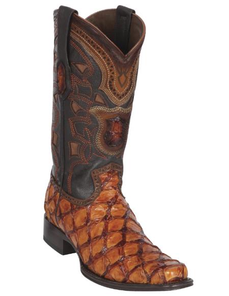 Botas De Pescado Mens Los Altos Pirarucu Boot Cognac