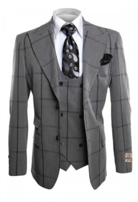 Rossi Man Men’s Dress Suit | Classic Rossiman Formalwear for Timeless Style – Italian Tailored Slim Fit Suit