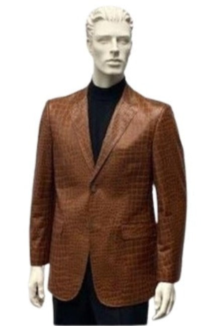 Mens Blazer - Alligator Sport Coat - Crocodile Sport Jacket