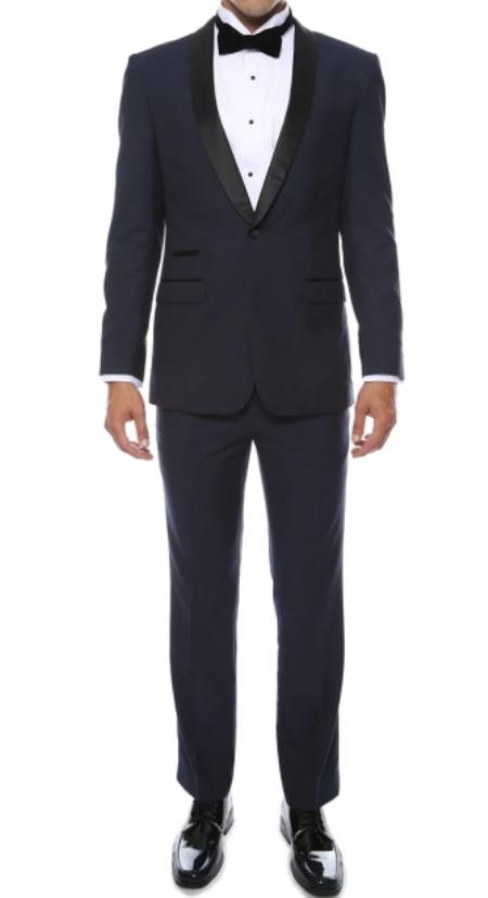 Dark Blue Prom 2026 Suit - Navy Blue Prom 2026 Suit