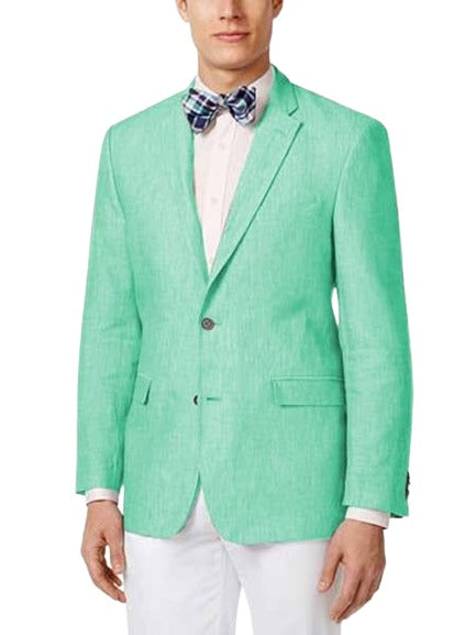 Mens Linen Blazer - Natural Linen Sport Coat by mensusain main image 0