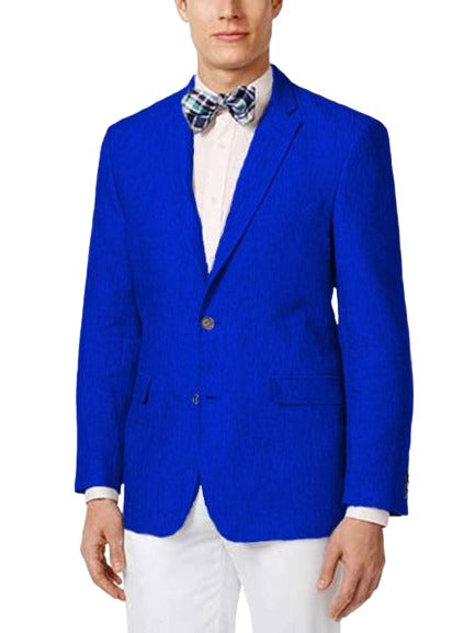 Linen Blazer - Light Blue Linen Sportcoat by mensusa main image 0