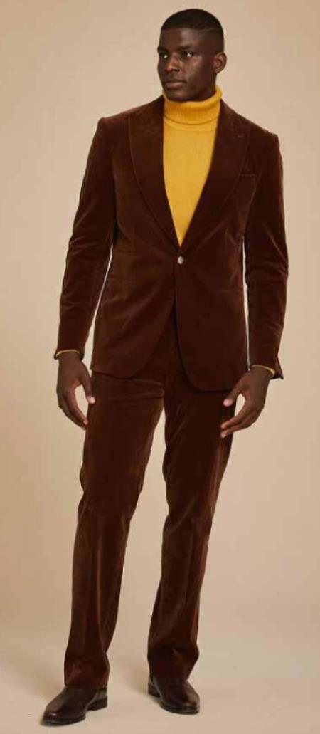 Hevo - Man - Brown - Suit