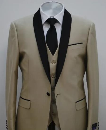 Champagne Tuxedos - Wedding Tuxedo - Prom 2026 Suit