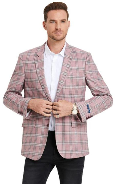 Mens Windowpane Sport Coats