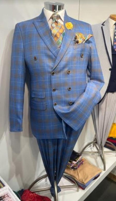Steel Blue Suit