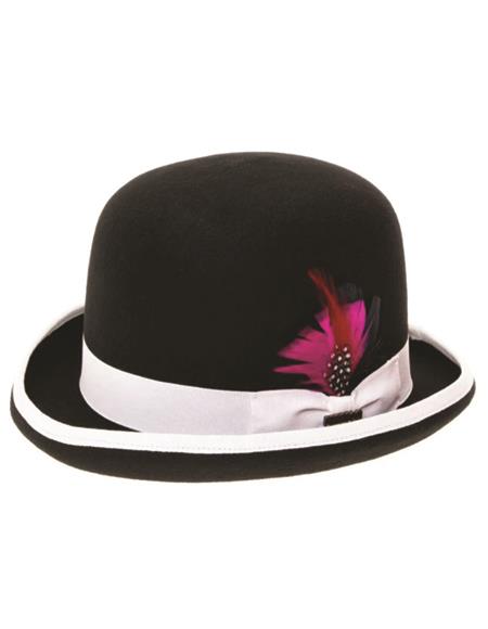 Mens Hat - Black and White
