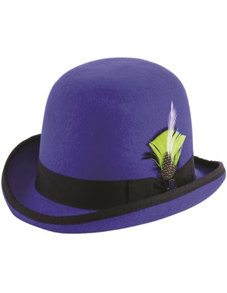 Mens Hat - Blue and Black