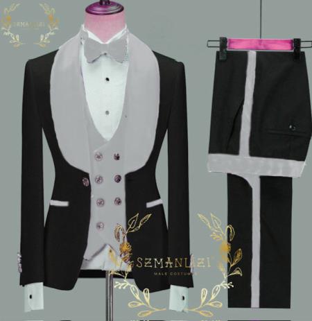 Besom Pockets Tuxedo White