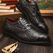 Marco_Di_Milano John Black: Luxury Leather Oxford Shoes