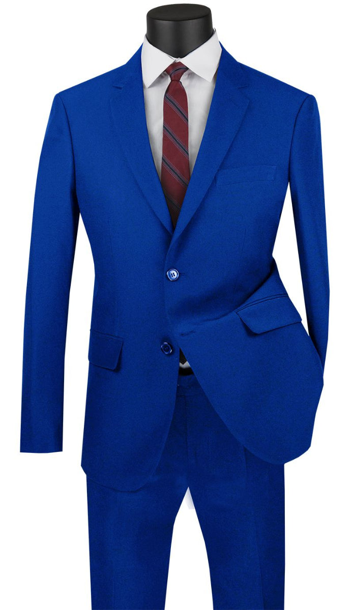 SMB Couture Men's 2 Piece Executive Suit Classic Style