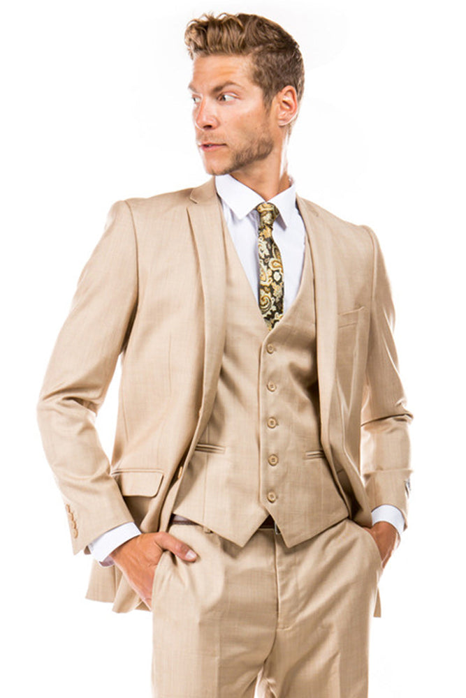 Men's Slim Fit Purple Paisley Tuxedo