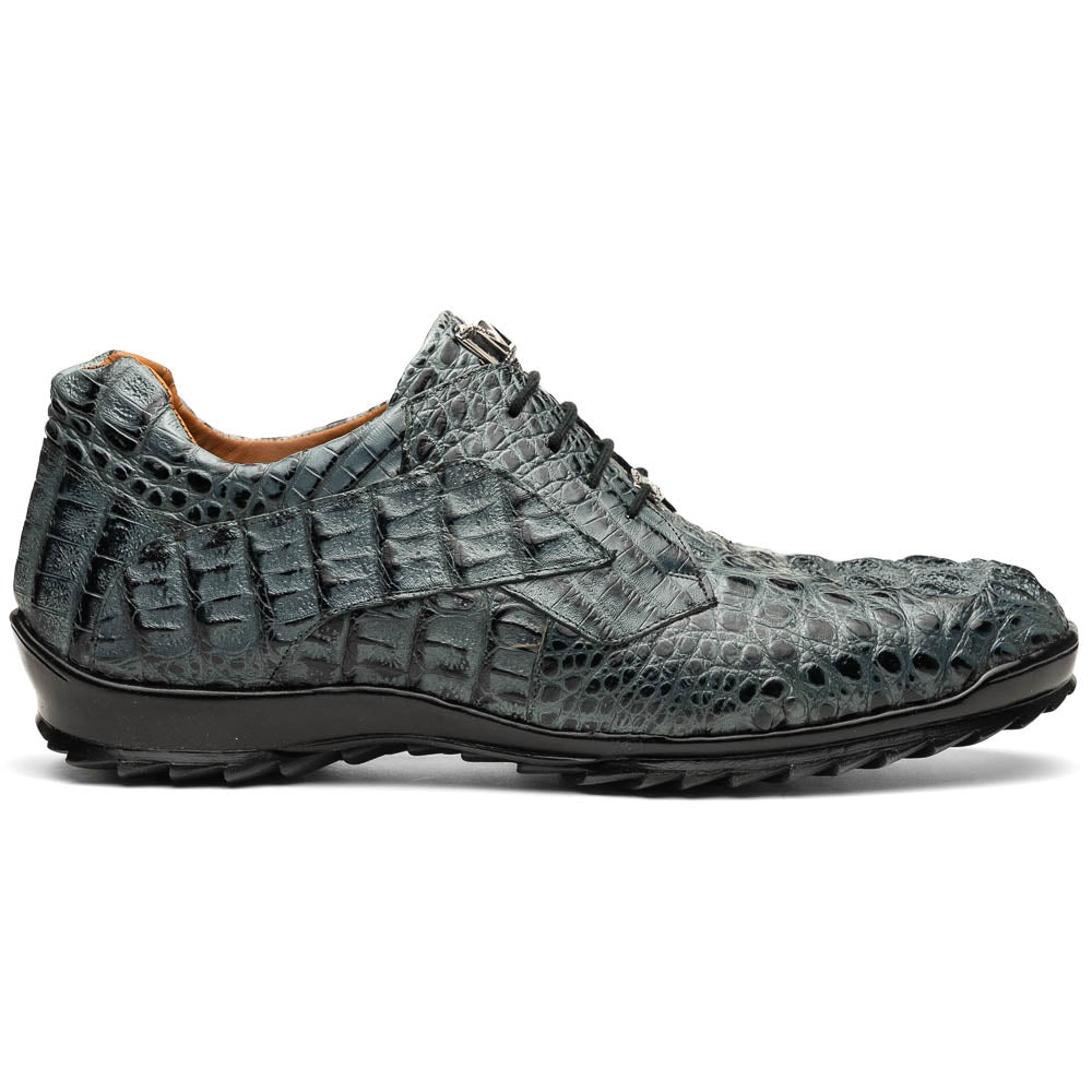 Marco Di Milano Kratos Gray Leather Luxury Shoe