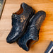 Marco Di Milano Kratos Navy Leather Luxury Shoe
