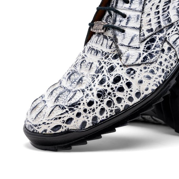 Marco_Di_Milano Kratos Newspaper Luxury Leather Shoe