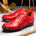 Marco_Di_Milano Kratos Red Luxury Leather Loafers