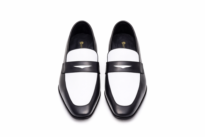 Carrucci Contrast Two Tone Penny Loafer